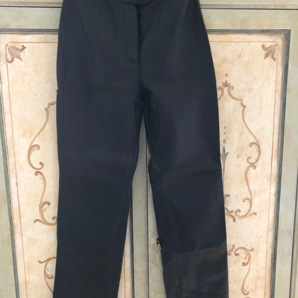 Black Leather Pants Size 4